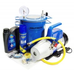 Вакуумная камера для дегазации Militech H250xD210 c насосом ZSN 2D