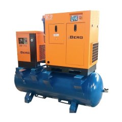 Промышленный винтовой компрессор BERG ВК-7,5РО-500/10 бар с ременным приводом